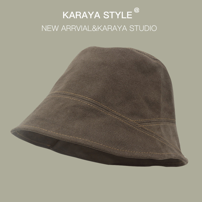 Korean Bucket Hat Casual Trendy Cool Bucket Hat