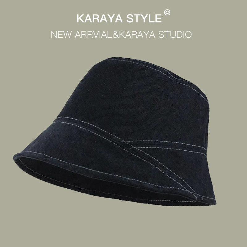 Korean Bucket Hat Casual Trendy Cool Bucket Hat