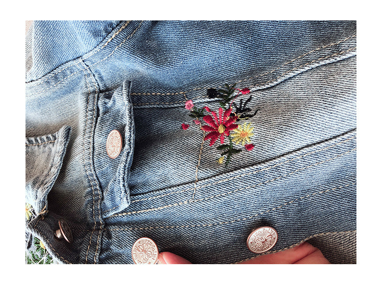 Girls Denim Jacket Chun Qiu Zhuang Jeans