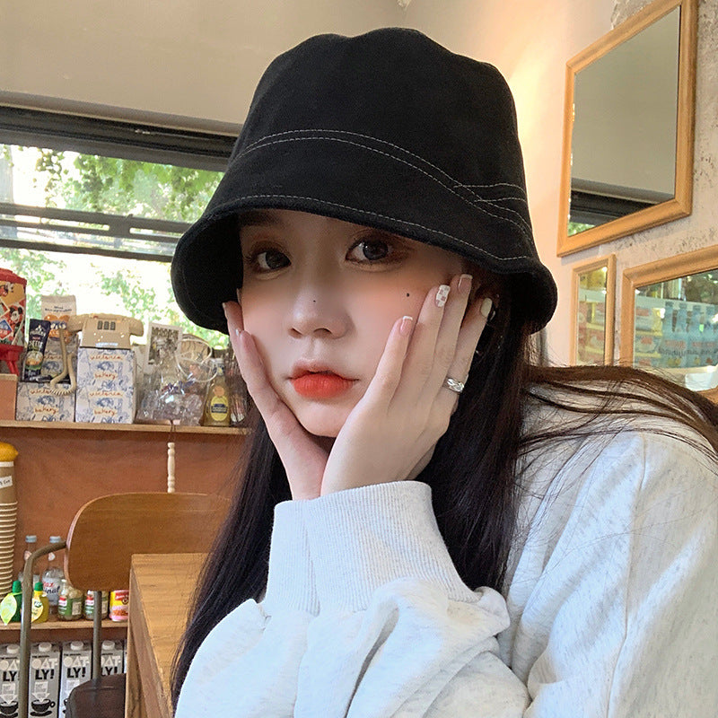 Korean Bucket Hat Casual Trendy Cool Bucket Hat