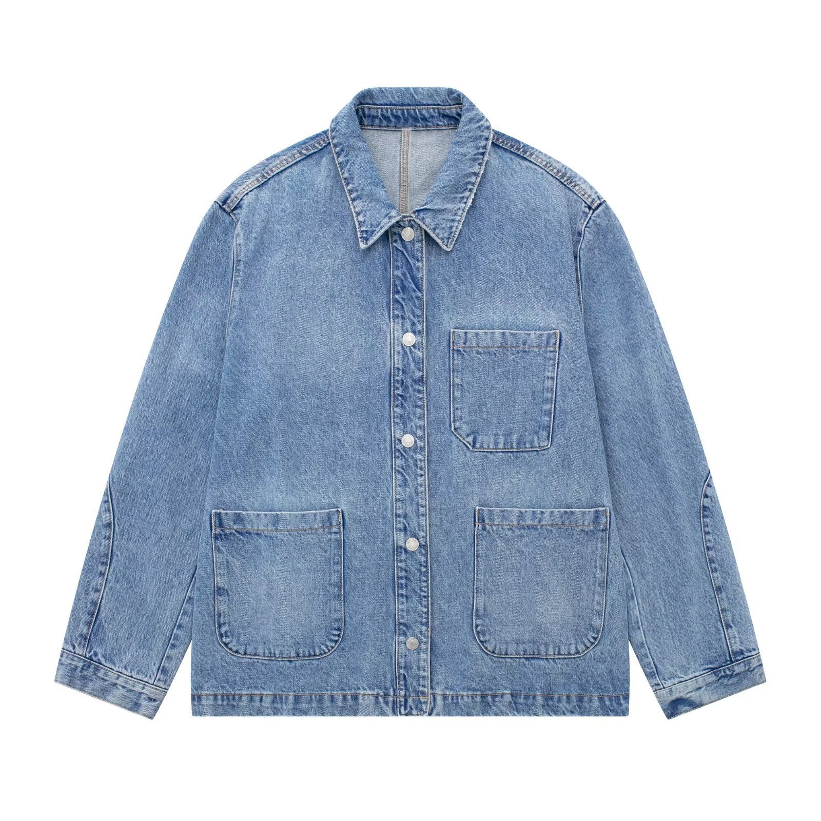 Loose Denim Jacket Coat Women's Jeans