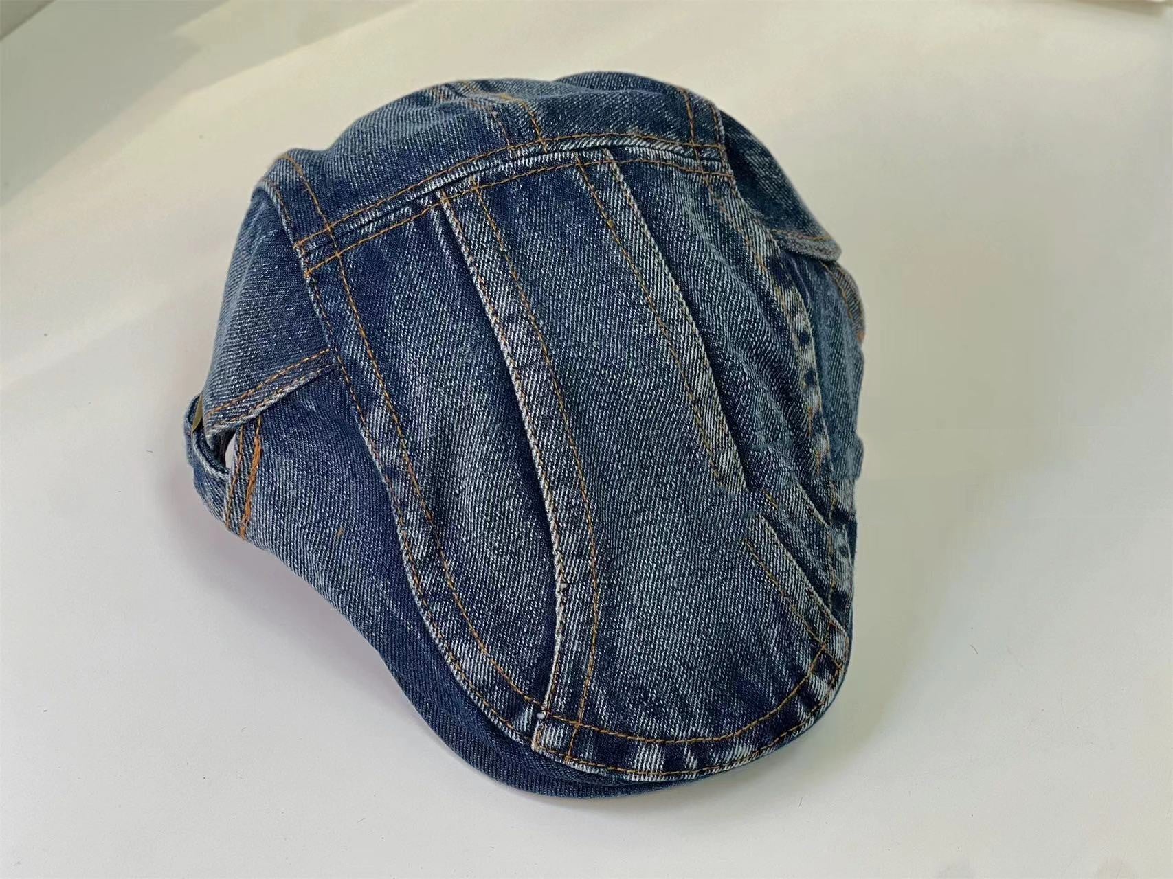 Washed Denim Advance Hats Women's Spring And Summer